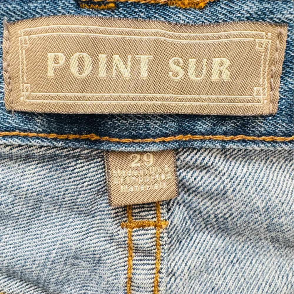 Point Sur Denim High-Rise Straight Jeans - Size 29 - Picture 14 of 15